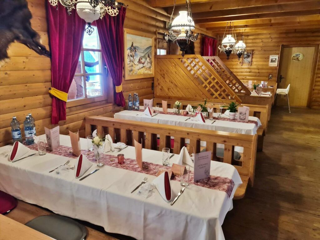 Hochzeit feiern im Saloon Zillertal