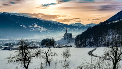 Zillertal im Winter 1