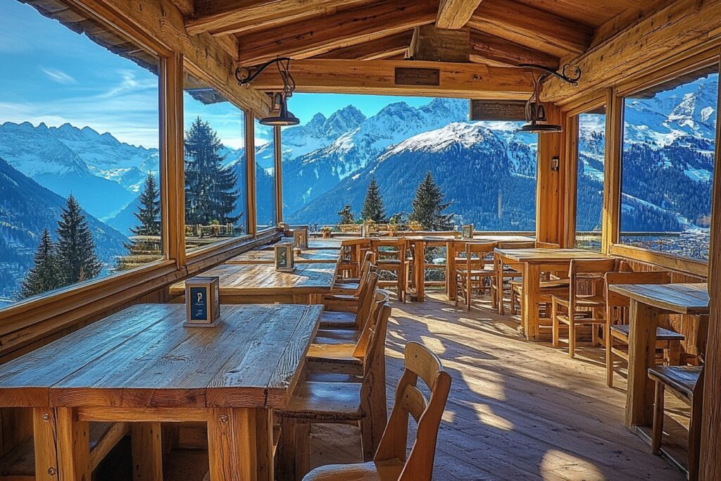 Speisen Sie im Restaurant im Zillertal mit spektakulärem Panoramablick auf die Berge. Unvergessliche Aussichten und kulinarische Genüsse erwarten Sie!